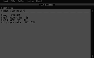 GEM Manager 1995 / 96 atari screenshot
